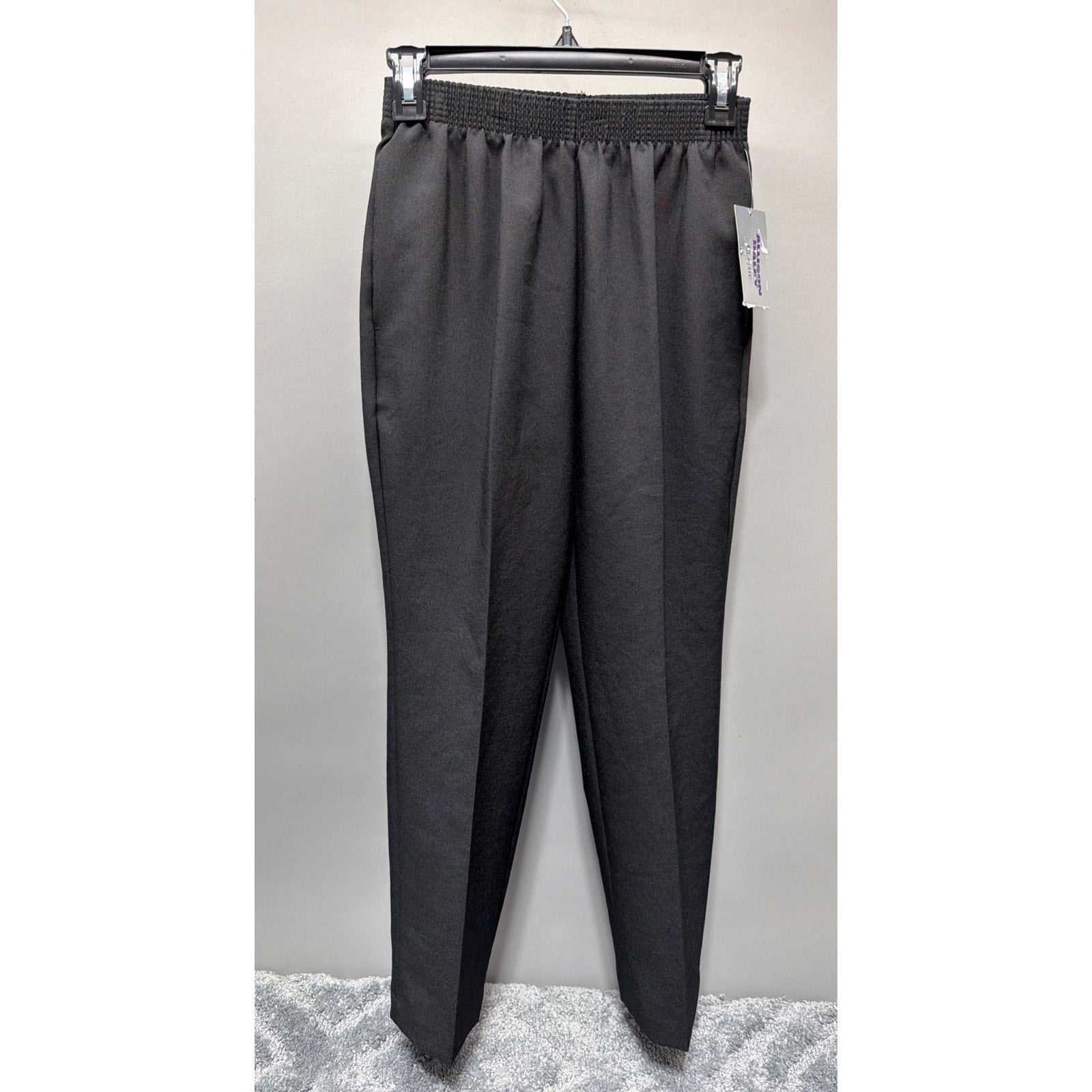 Allison Daley Women's Pants 6P Black High Rise Classic Pull-On Pockets New
