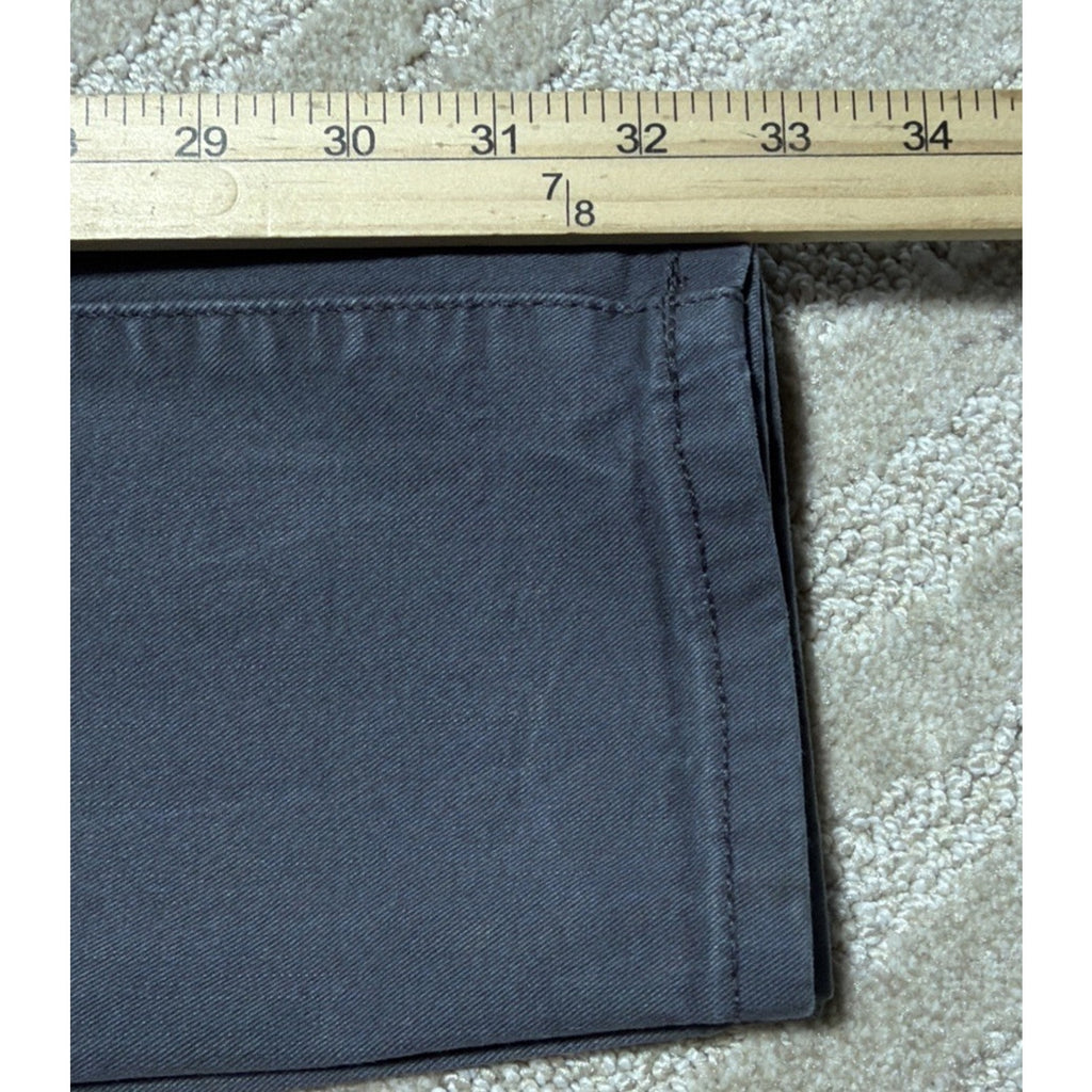 Mutual Weave slim Straight Fit Jeans Men's 32x34 Gray Denim stretch