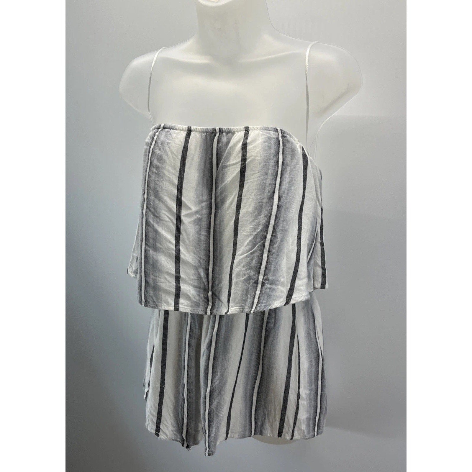 Honey Belle Size Med Wrap Romper Mini Dress Strapless