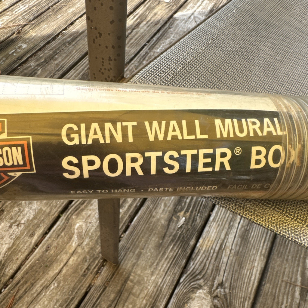 Giant HARLEY DAVIDSON Motorcycles Wall Mural Sportster Box Car Wallpaper 6'x9'
