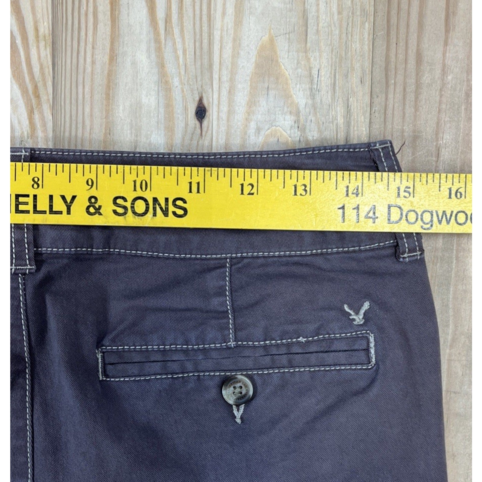 American Eagle Jeans Womens sz 2 Brown Denim Skinny Leg Low Rise 29x28