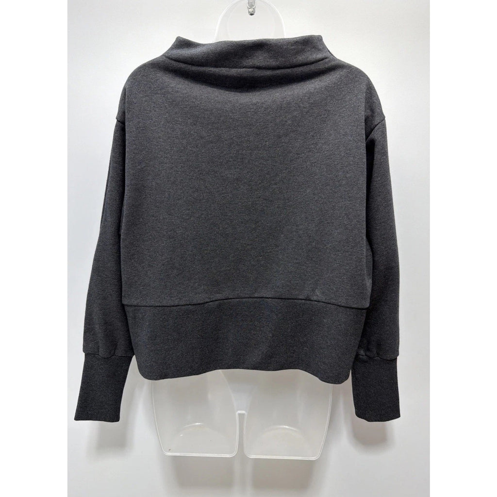 Nike Dri-fit Versa Studio Mock Neck Sweatshirt - Dark Gray Heather - L NWT