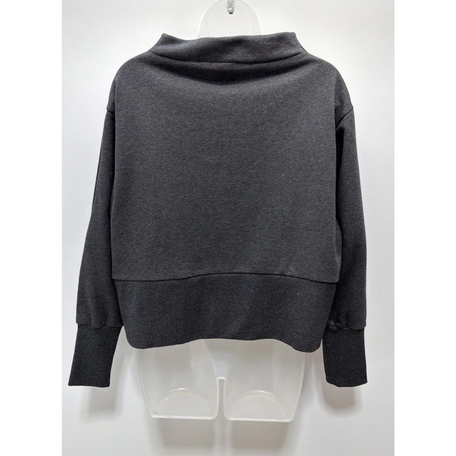 Nike Dri-fit Versa Studio Mock Neck Sweatshirt - Dark Gray Heather - L NWT