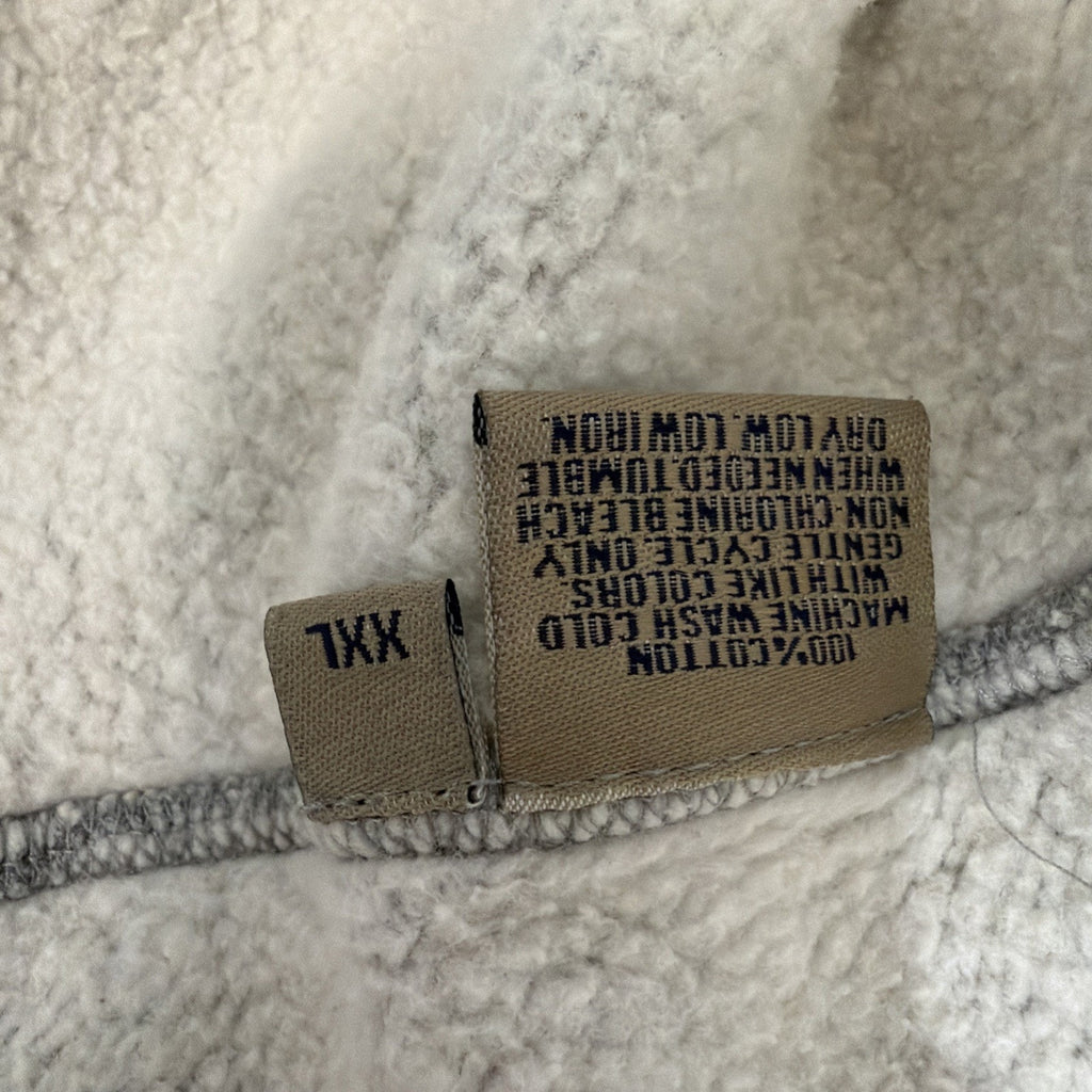 Bills Khakis Amercian Design Fleece Sweater Gray 1/4 Zip Pocket XXL