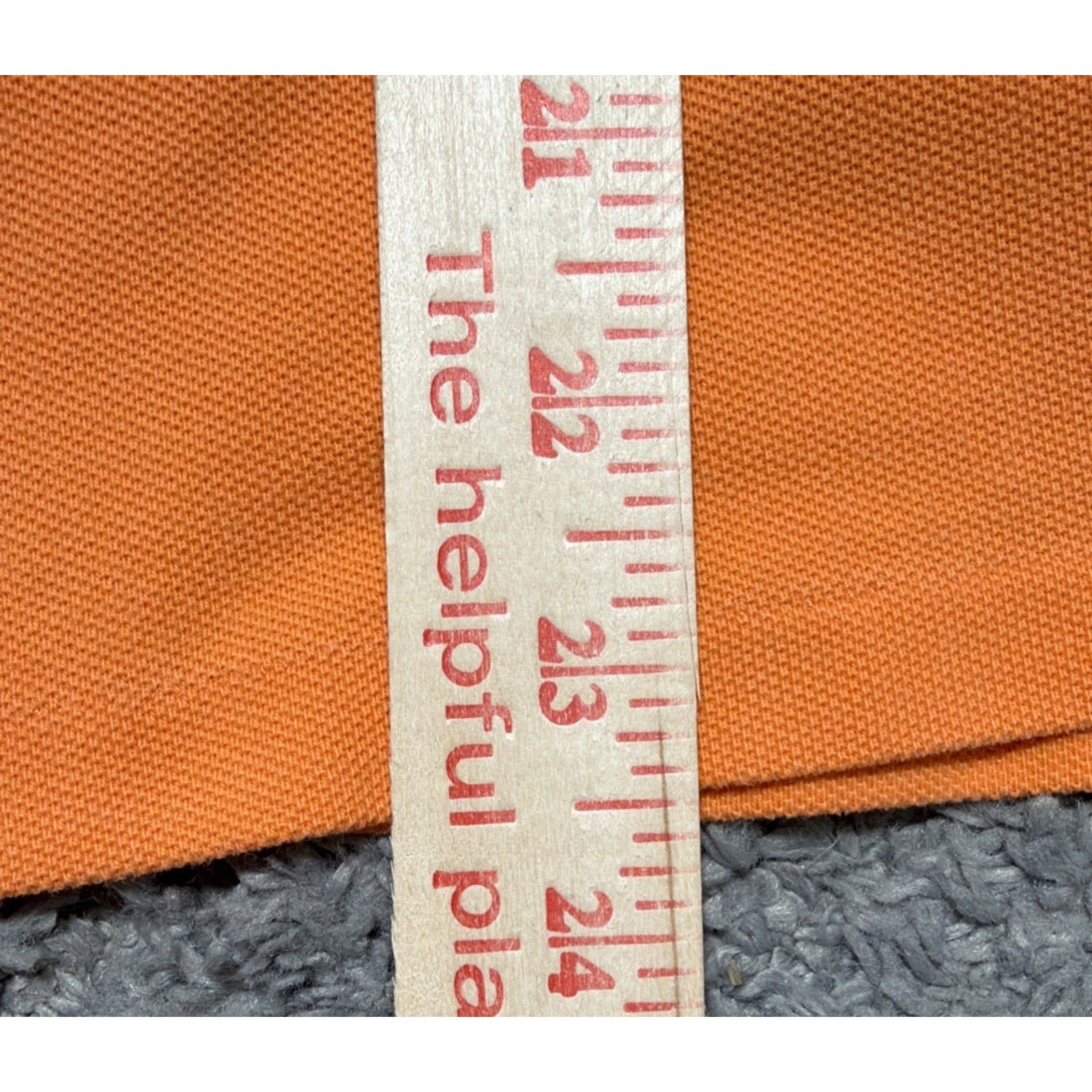 Polo Ralph Lauren 100% Cotton Short Sleeve Orange Polo Shirt Size XL (18-20)