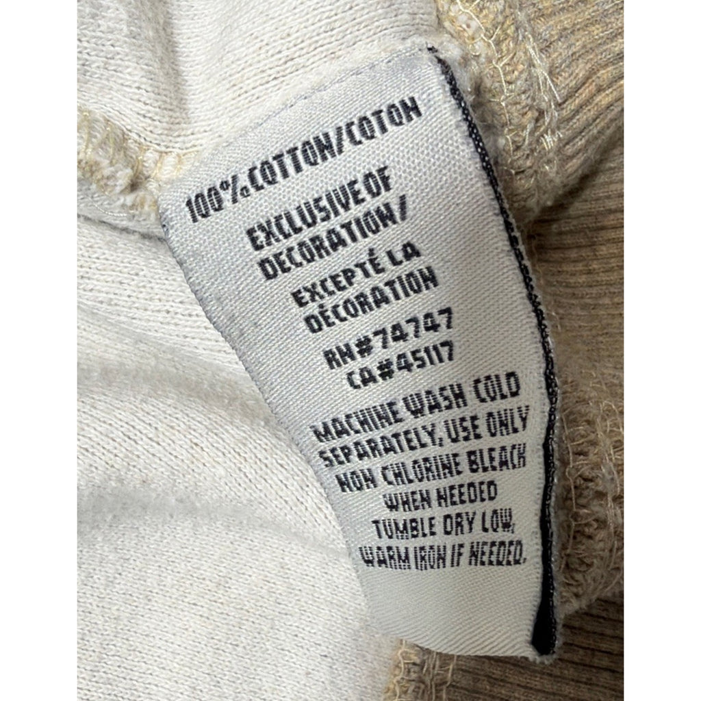 Mens’s Tan 1/4 Zip Sweatshirt Sz L Bob Timberlake Comfortable Preppy