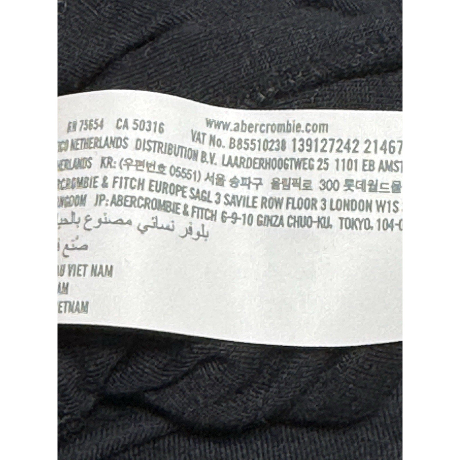 Abercrombie & Fitch Women's X-Large Soft Cowl Neck Pullover Black Jersey Loose
