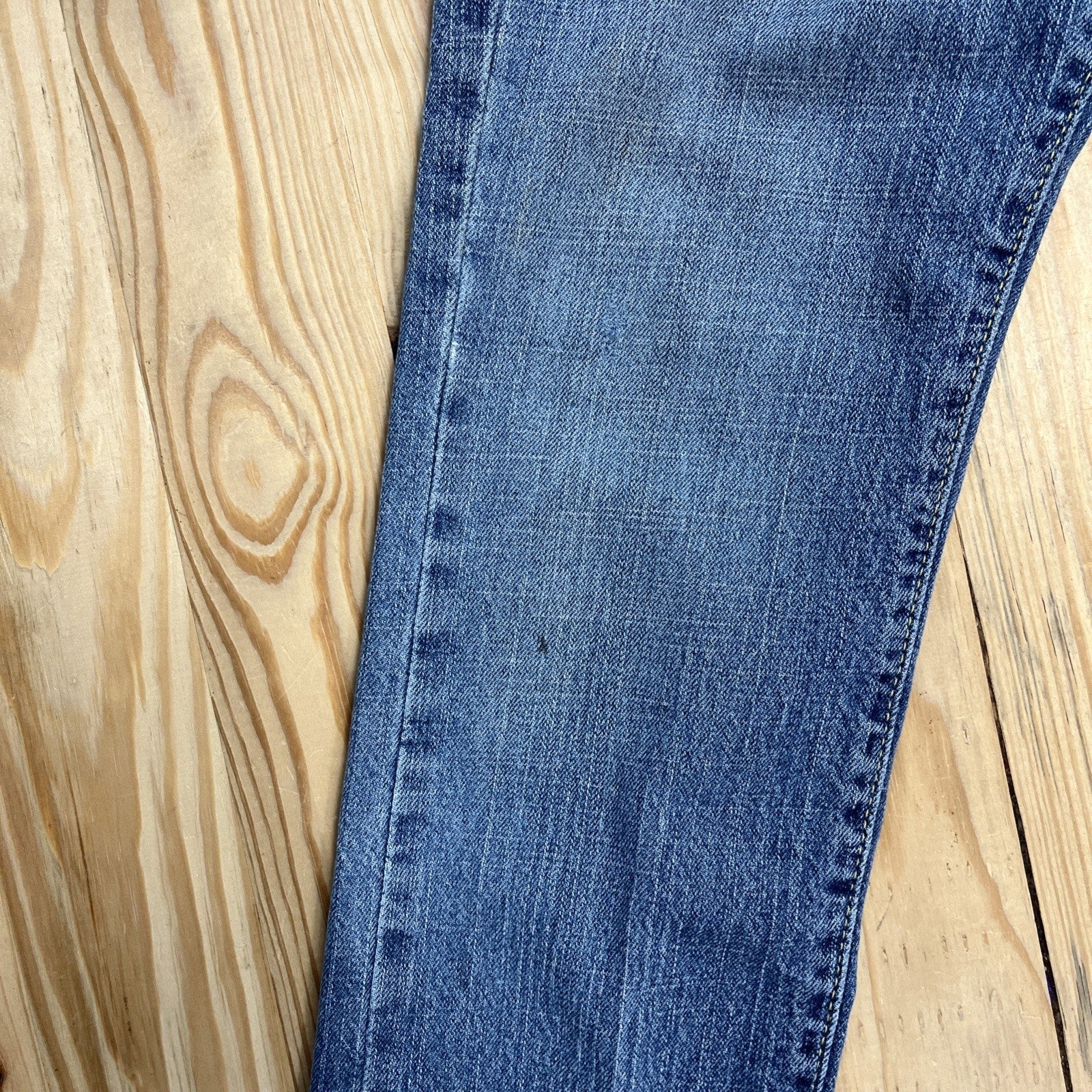 Y2K Levi's 518 Red Tab Women's Skinny Jeans 7 M Regular Fit Blue Denim