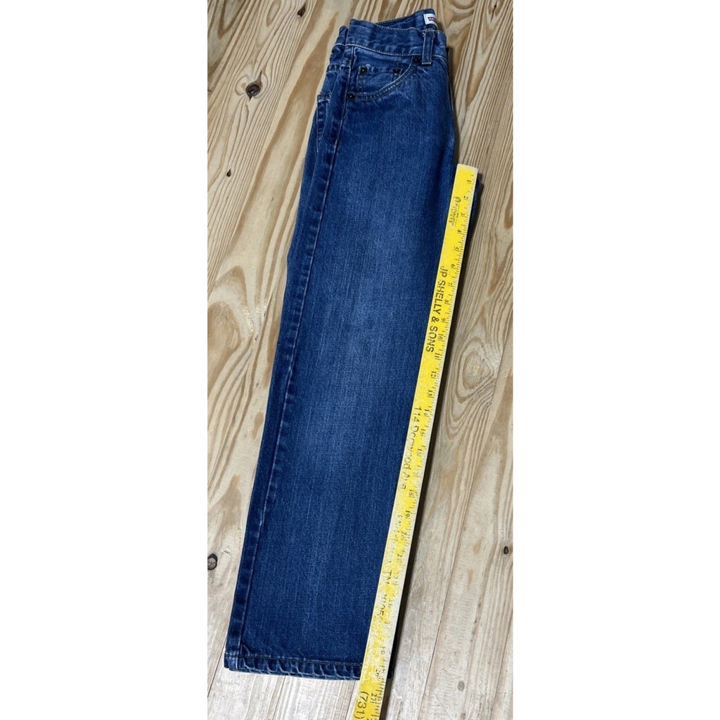 Levi’s 550 Boys Relaxed Fit Blue Jeans Size 12 Slim 24x26 Medium Wash Denim
