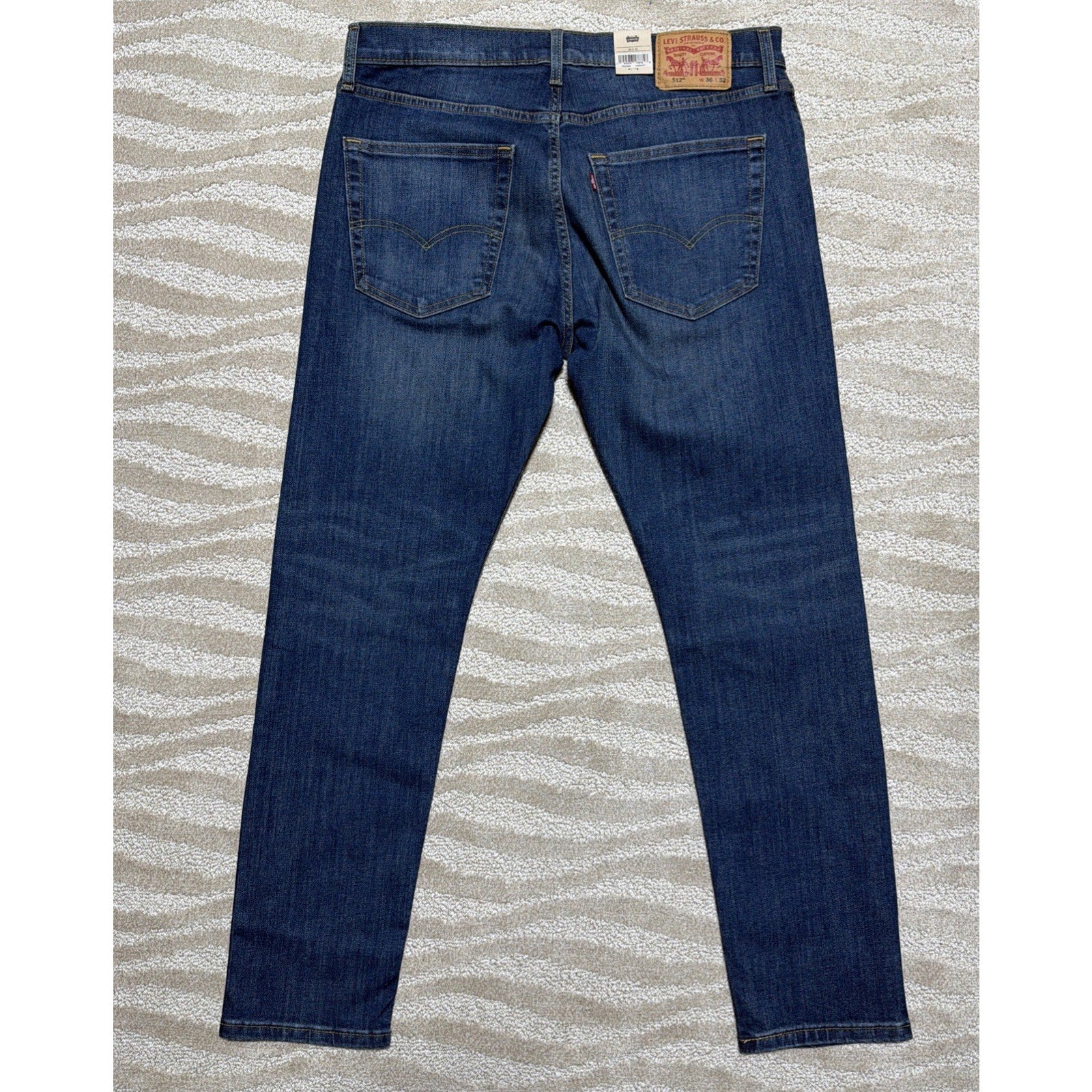 Levi’s 512 Slim Taper Stretch Denim Jeans Men’s Size 36x32 NWT