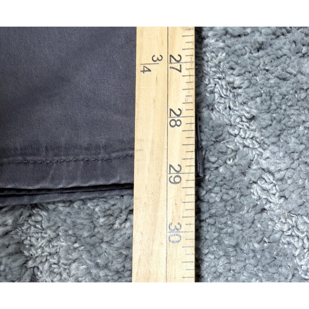 TOMMY HILFIGER Pants Mens 36x30 Gray Chino Custom Fit Slacks Business Casual