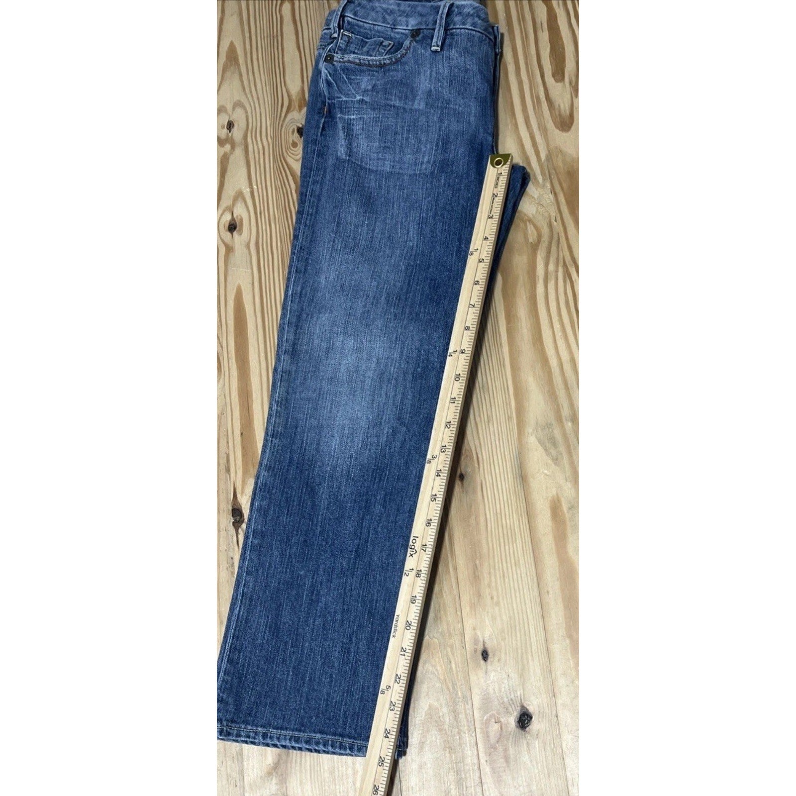 SILVER Laura Blue Stretch Cropped Jeans Low-Rise Women’s Size 30x25