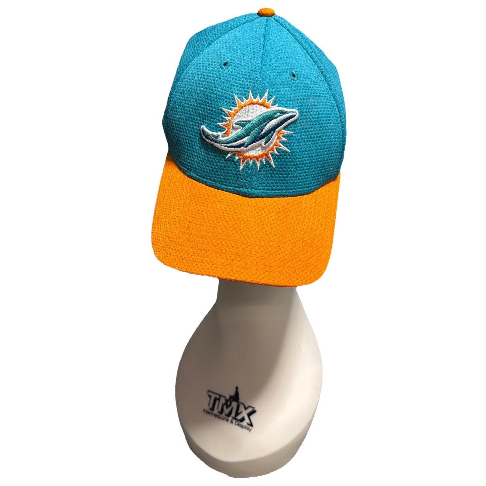 New Era Miami Dolphins NFL Teal/White Hex Neo Mesh Back 39Thirty Hat