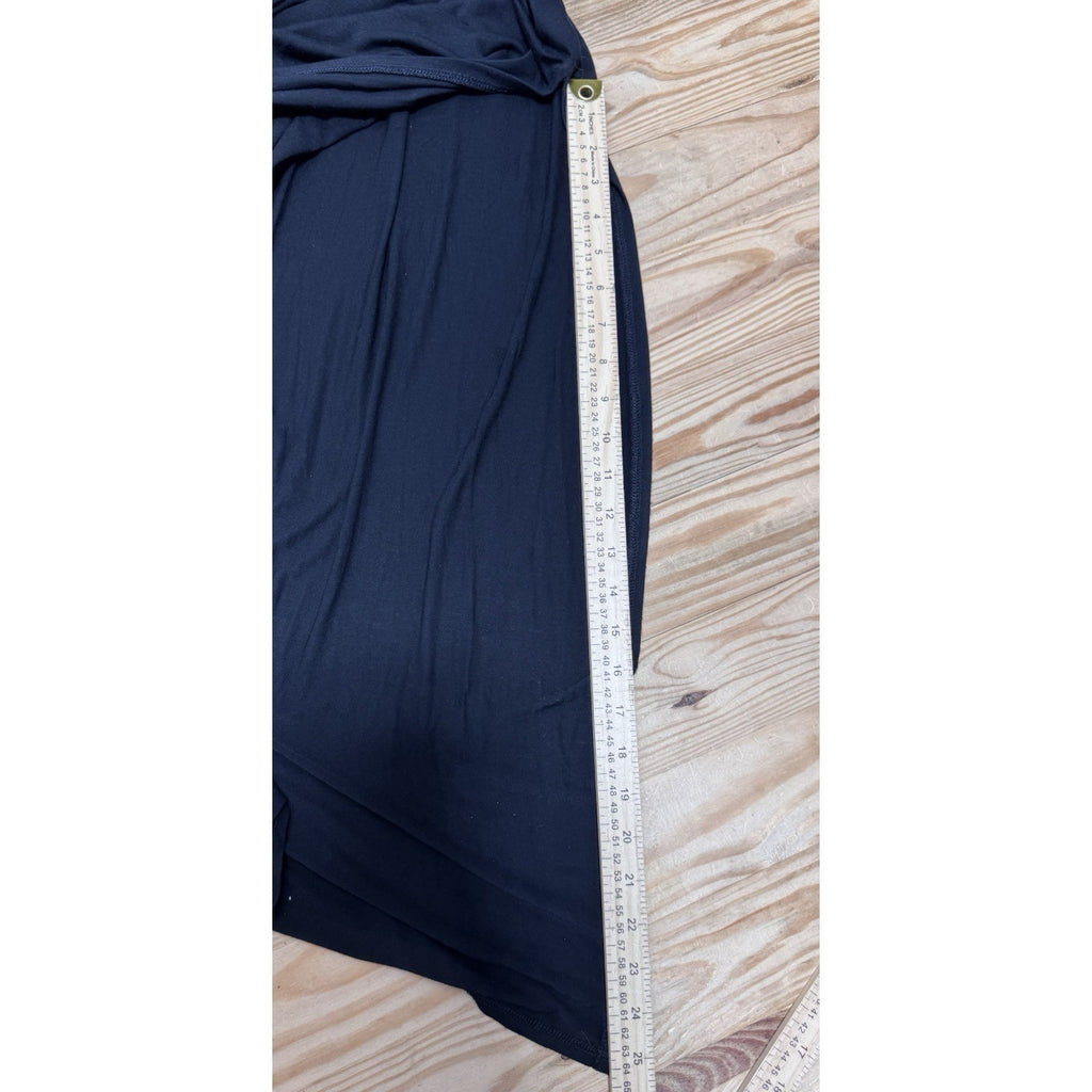 Express Black Spaghetti Strap Ruffled Top Maxi Dress Women’s Size Small