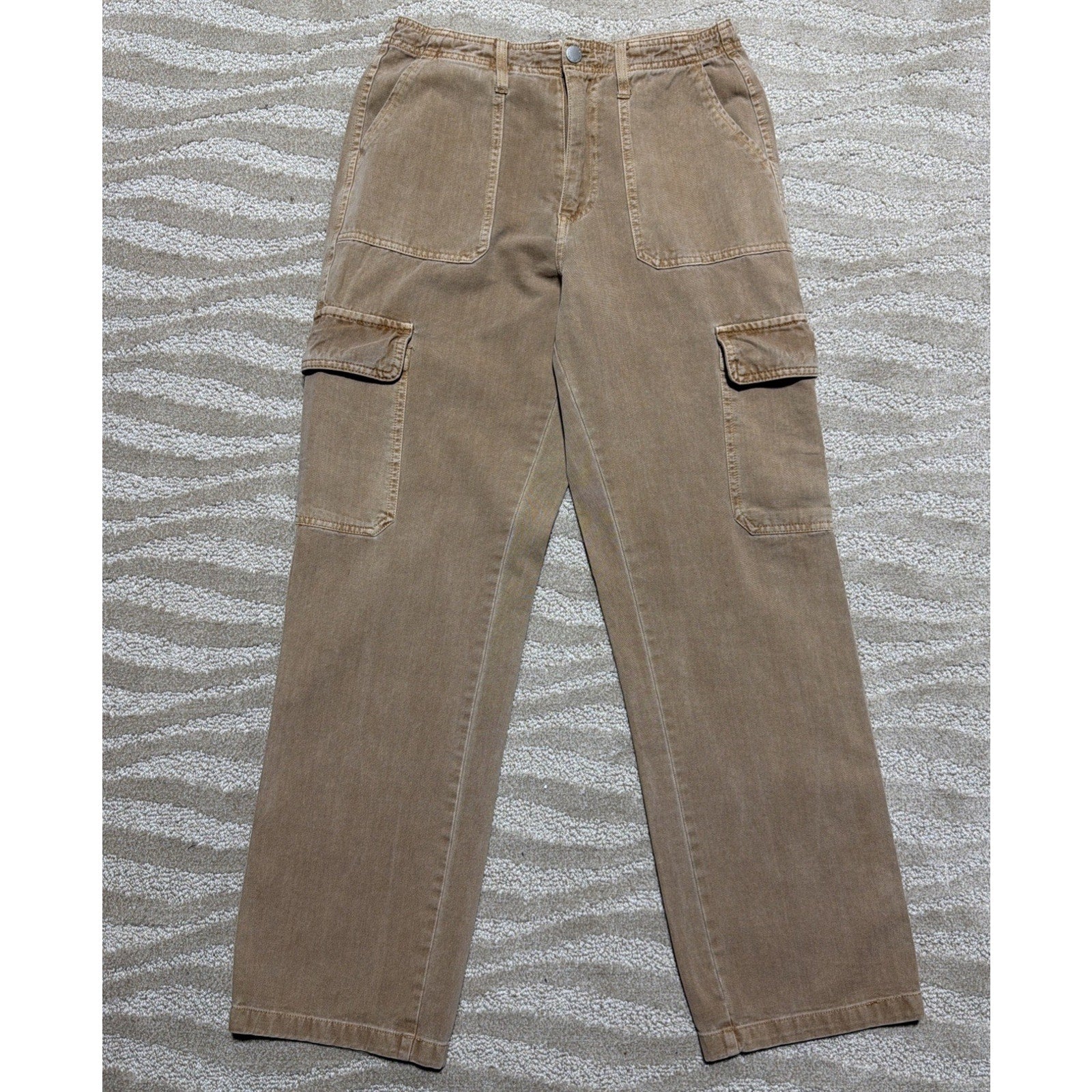 Velvet Heart Pants Women's XS Brown Bradley Cargo Pant 28" Inseam High Rise