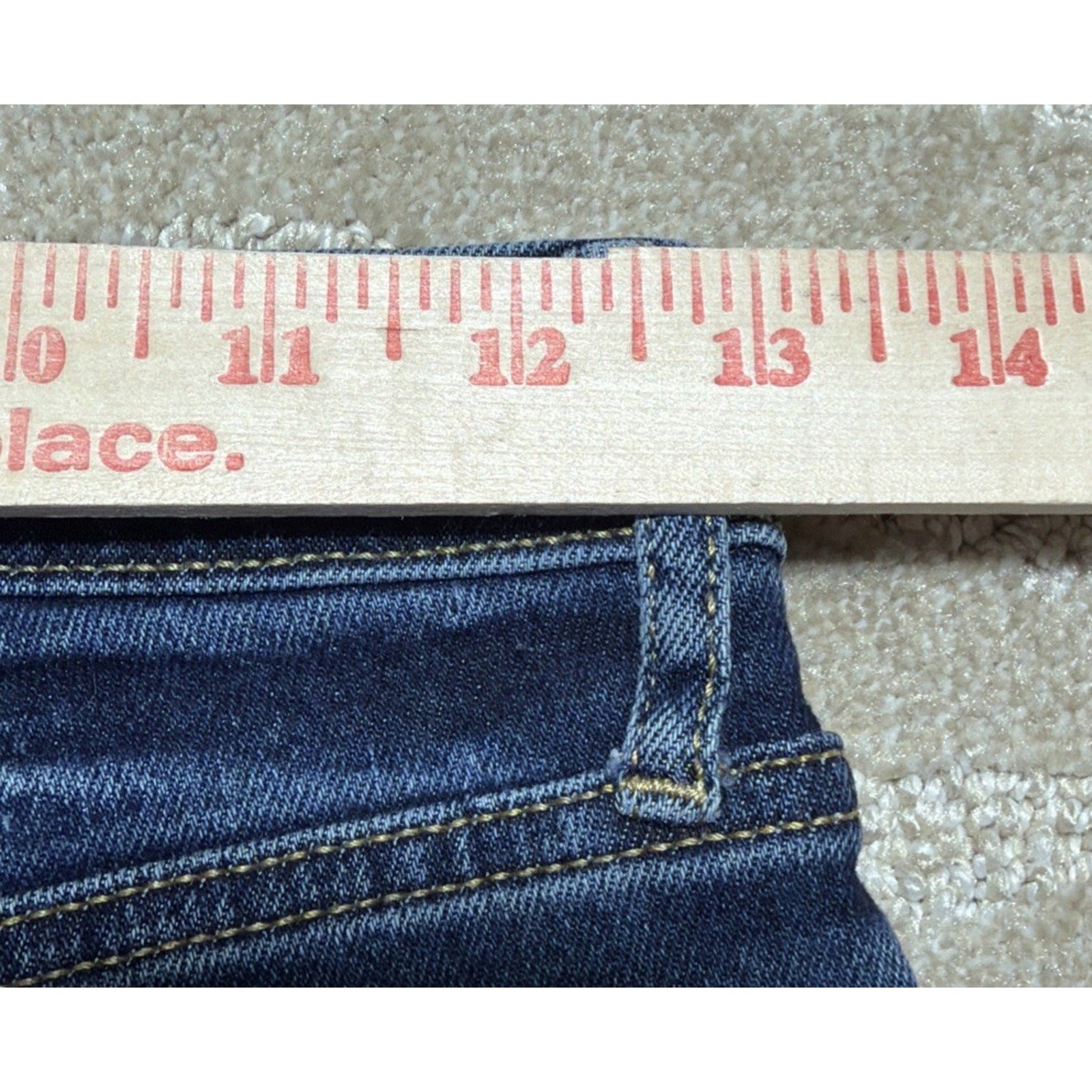 Old Navy Jeans Womens 2 Blue Denim Higher High Rise Flare Medium Wash Stretch