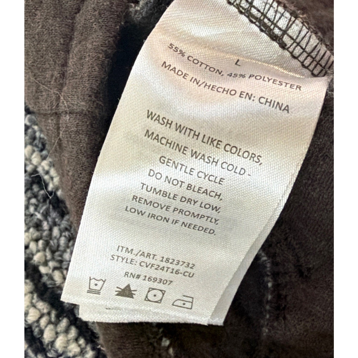 Cloudveil Mtn Works Shirt Jacket Mens Large Brown Quilted Snap Front Outdoor