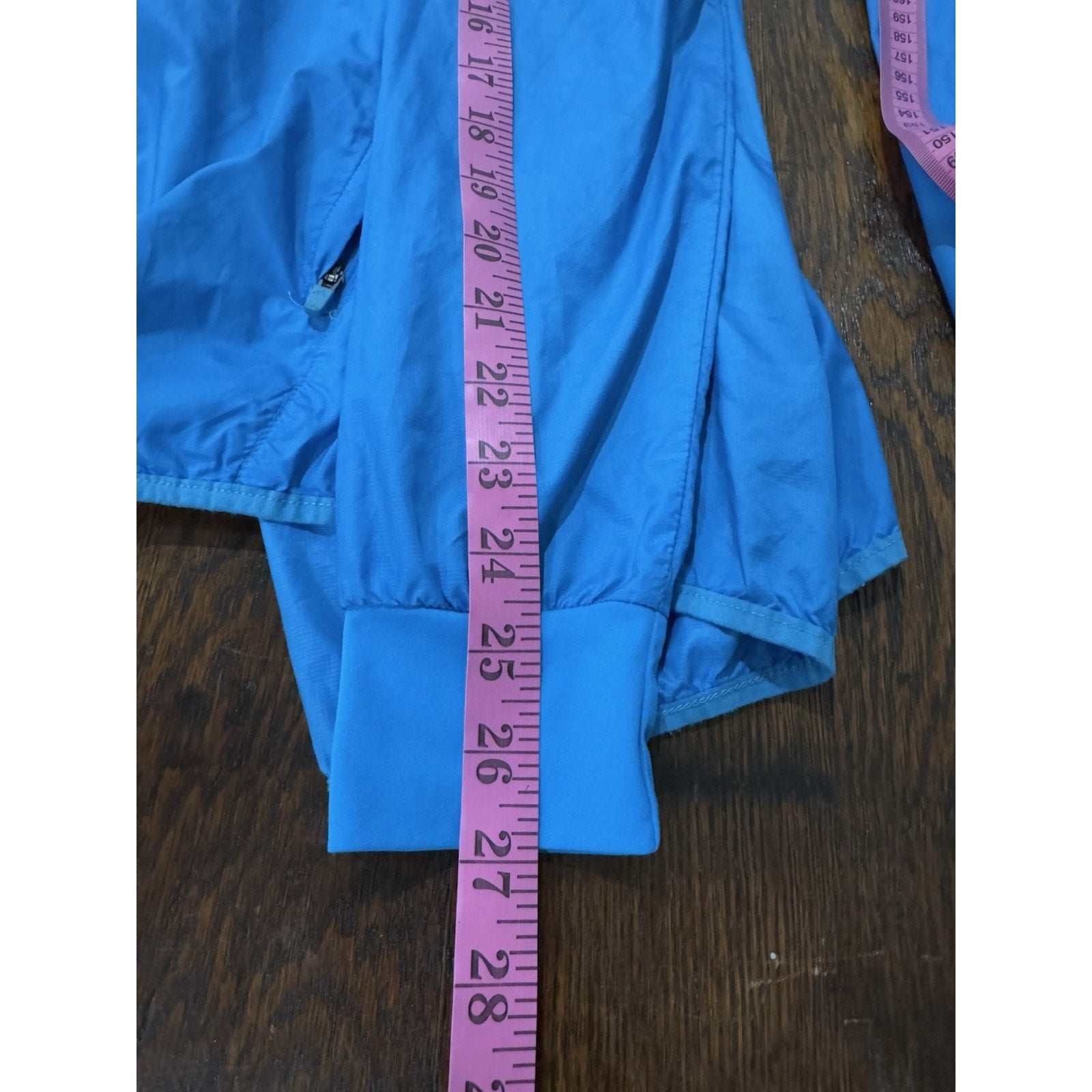 Adidas Running Anthem Jacket Women's S Lightweight Packable Blue Logo