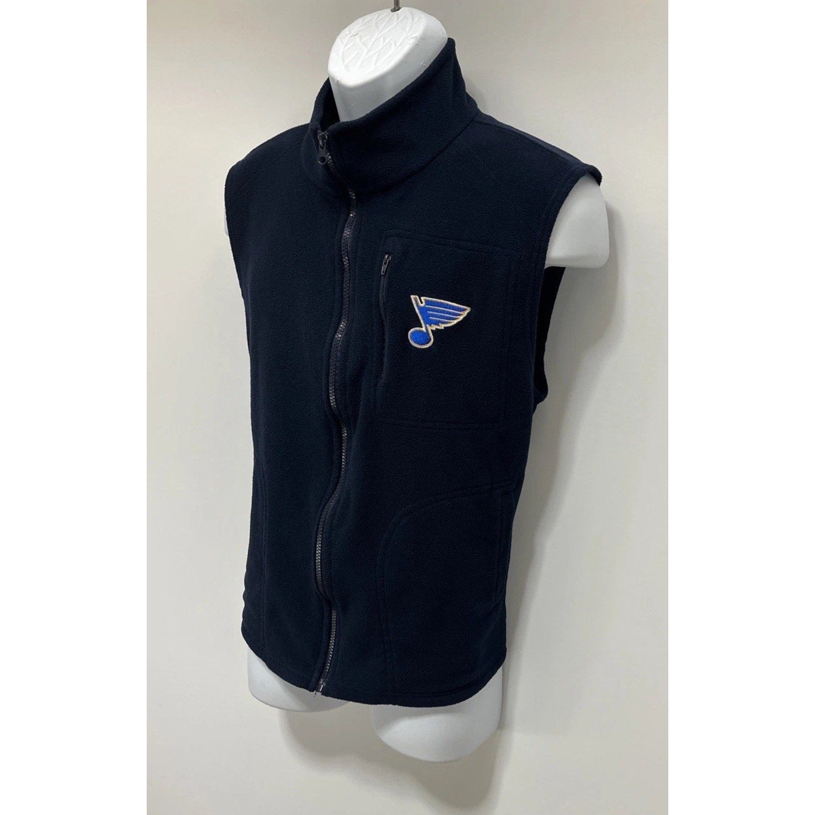 St. Louis Blues SGA Stadium Giveaway Adult Large Full Zip Sweater Vest