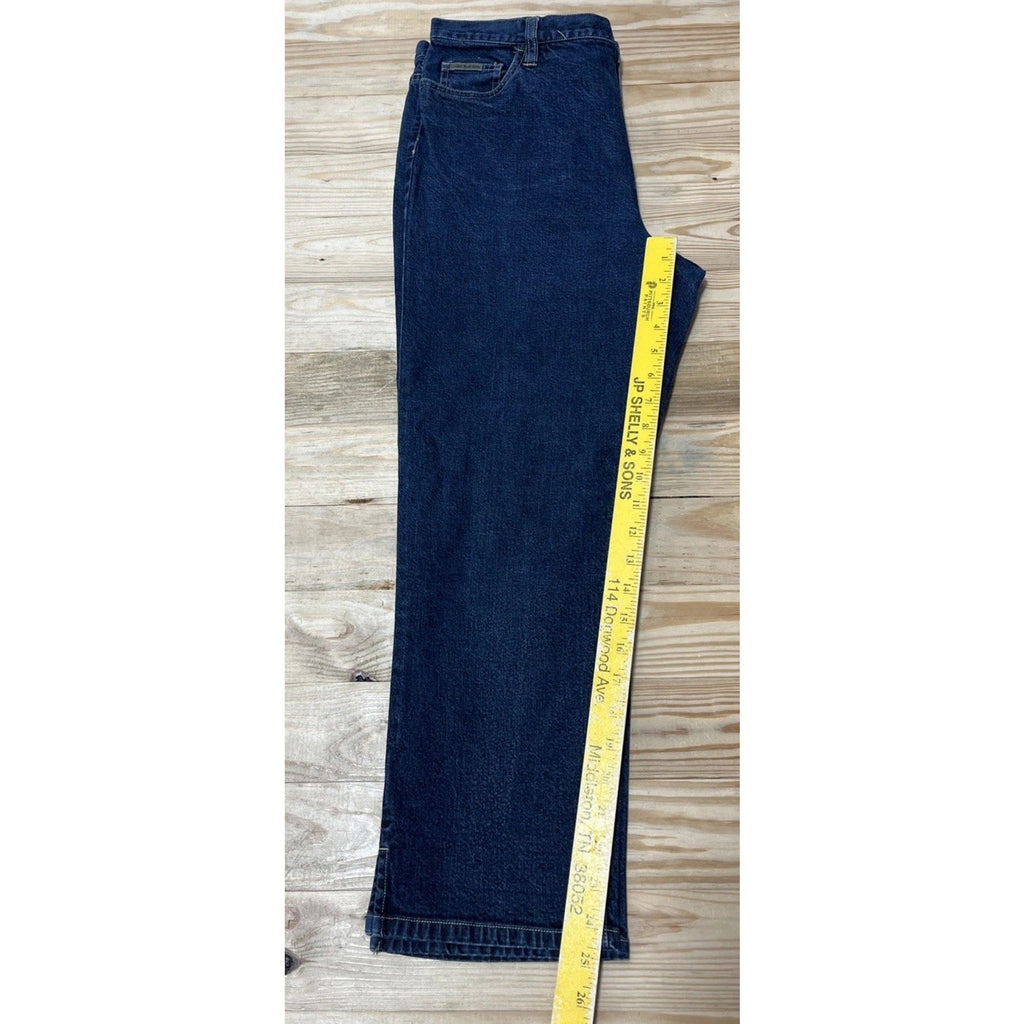 Women’s Calvin Klein Crop Jeans Size 12 Blue Stretch