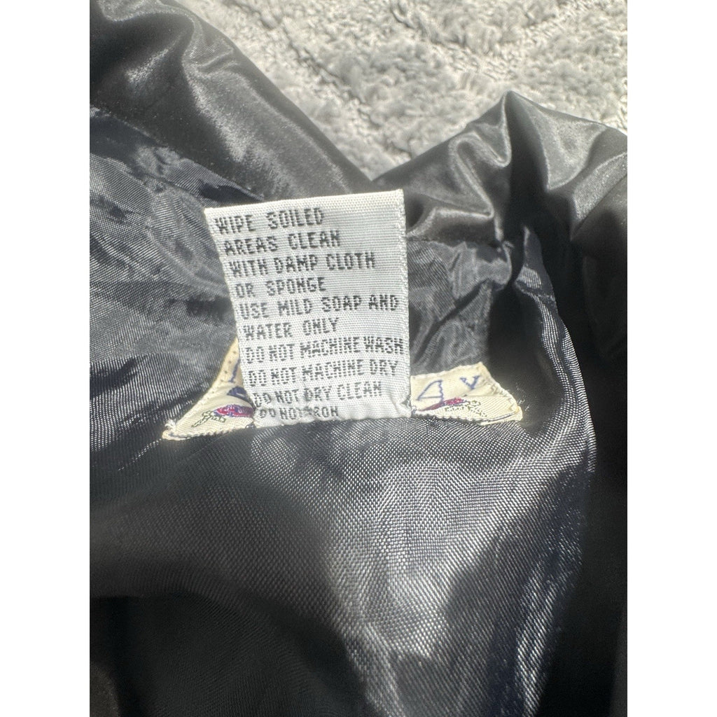 Highway Womens Trench Coat Faux Leather Full Zip Lined Black Size 1X