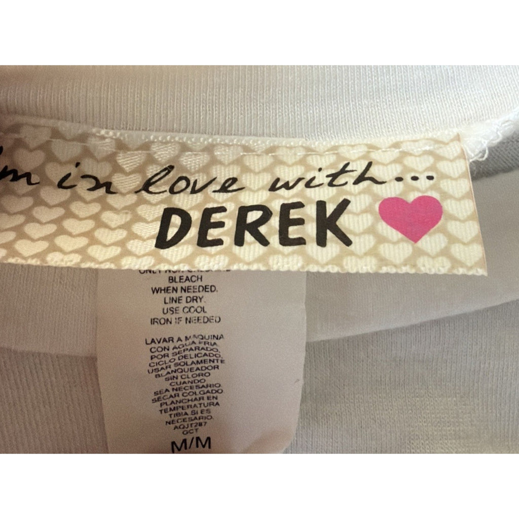 Derek Heart Womens M Short Sleeve Scoop Neck Asymmetrical T Shirt White Stretch