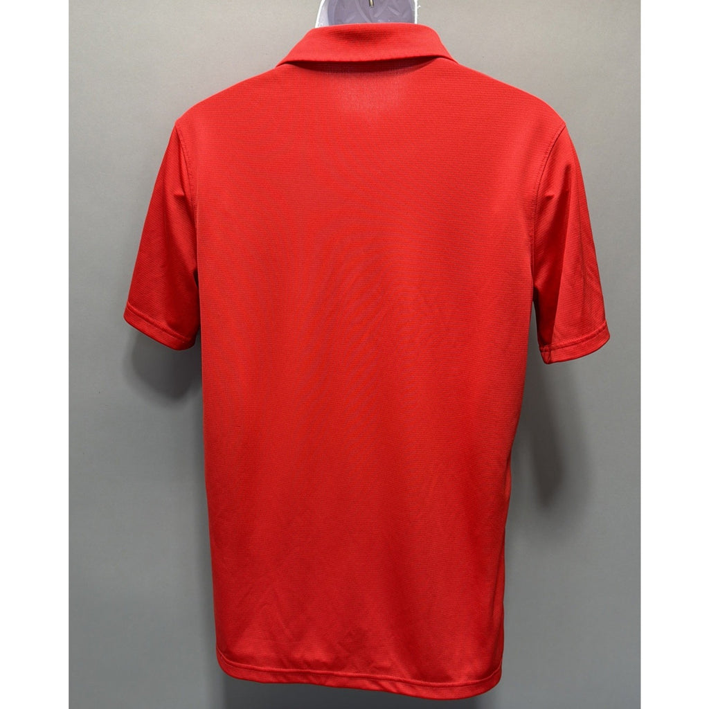 Ole Miss Rebels Nike Dri-Fit Mens POLO Medium RED jersey Embroidered Logo
