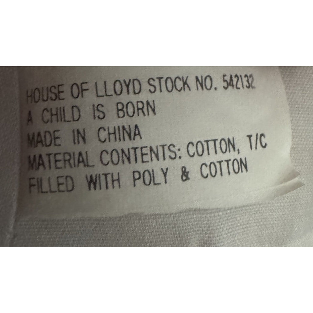 Vintage House of Lloyd A Child Is Born Nativity Mary Joseph Jesus 542132 1990s