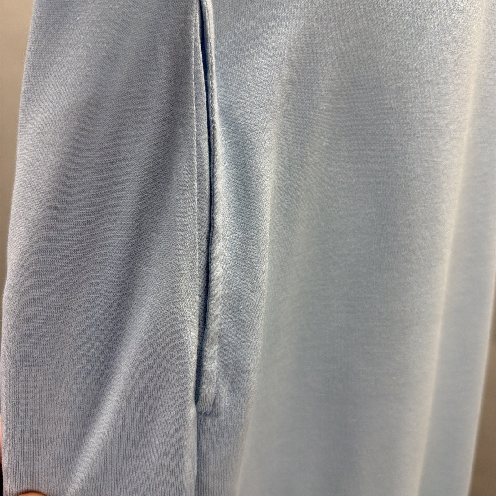 Magellan Outdoors Womens Blue Summerville T-Shirt Dress Short Sleeve Pockets M
