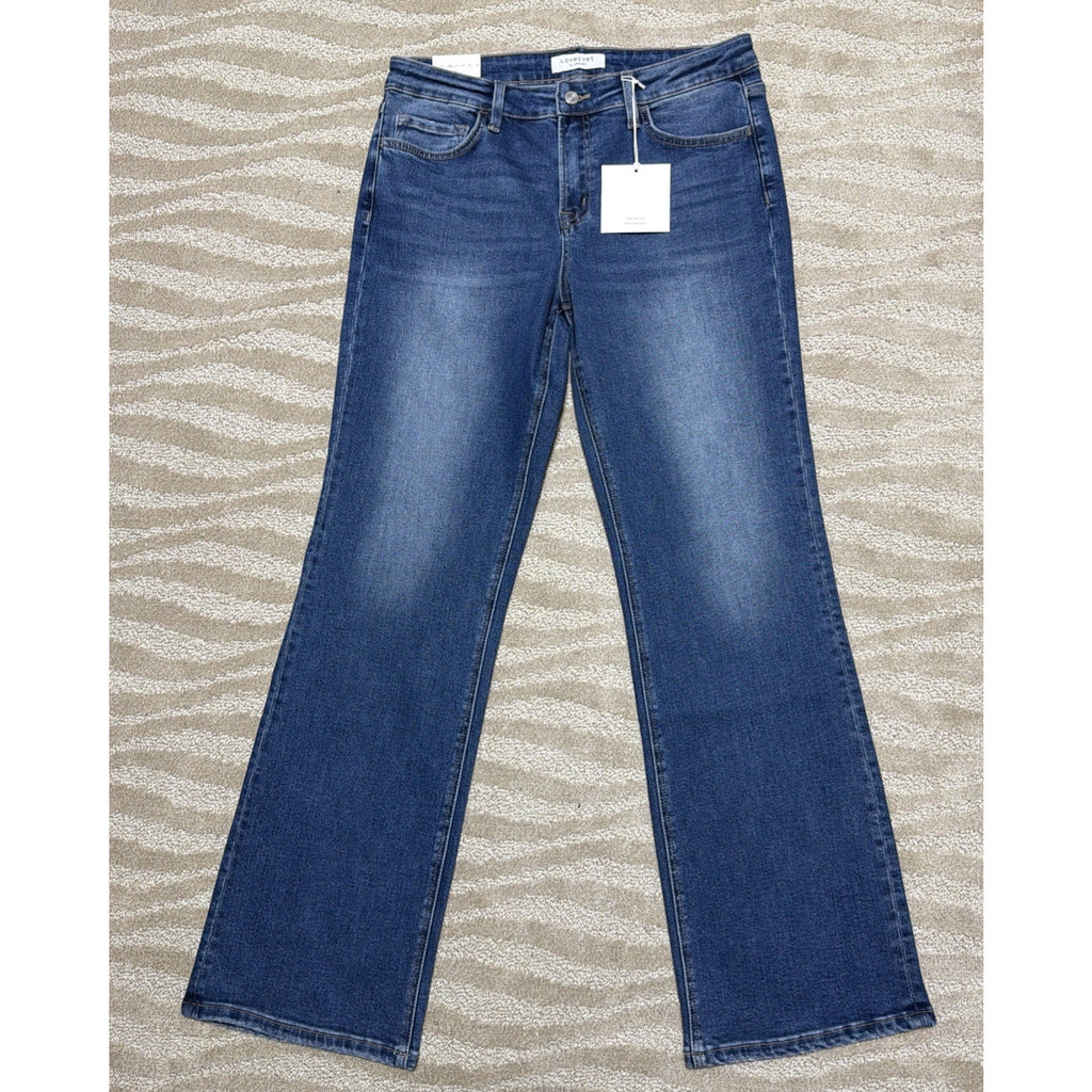 Lovervet By Vervet Jeans Women’s 32/15 Bootcut Med Wash NWT Stretch