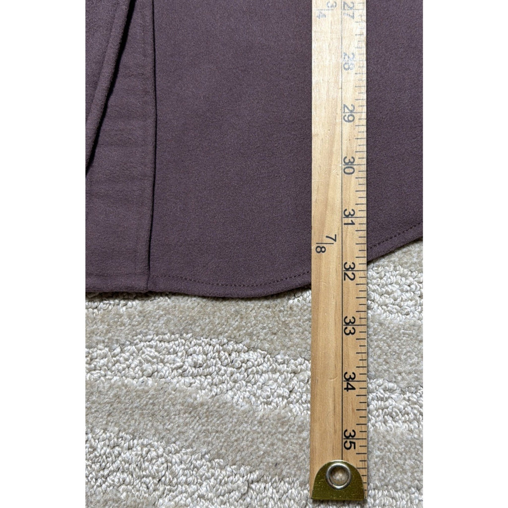 Mondetta women cozy warm fleece oversized fit snapbutton shirt jacket XXL New!