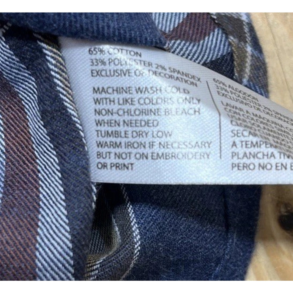 U.S. Polo Assn. Men's Shirt Flannel stretch plaid button collared NWT 2XLB