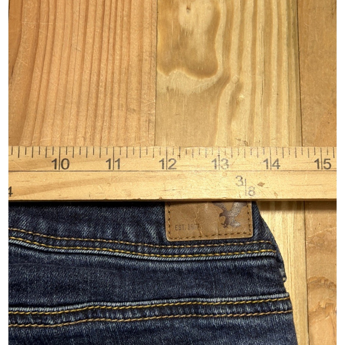 American Eagle Jeans Women 6 Short Kickboot Low Rise Stretch Denim 27x30