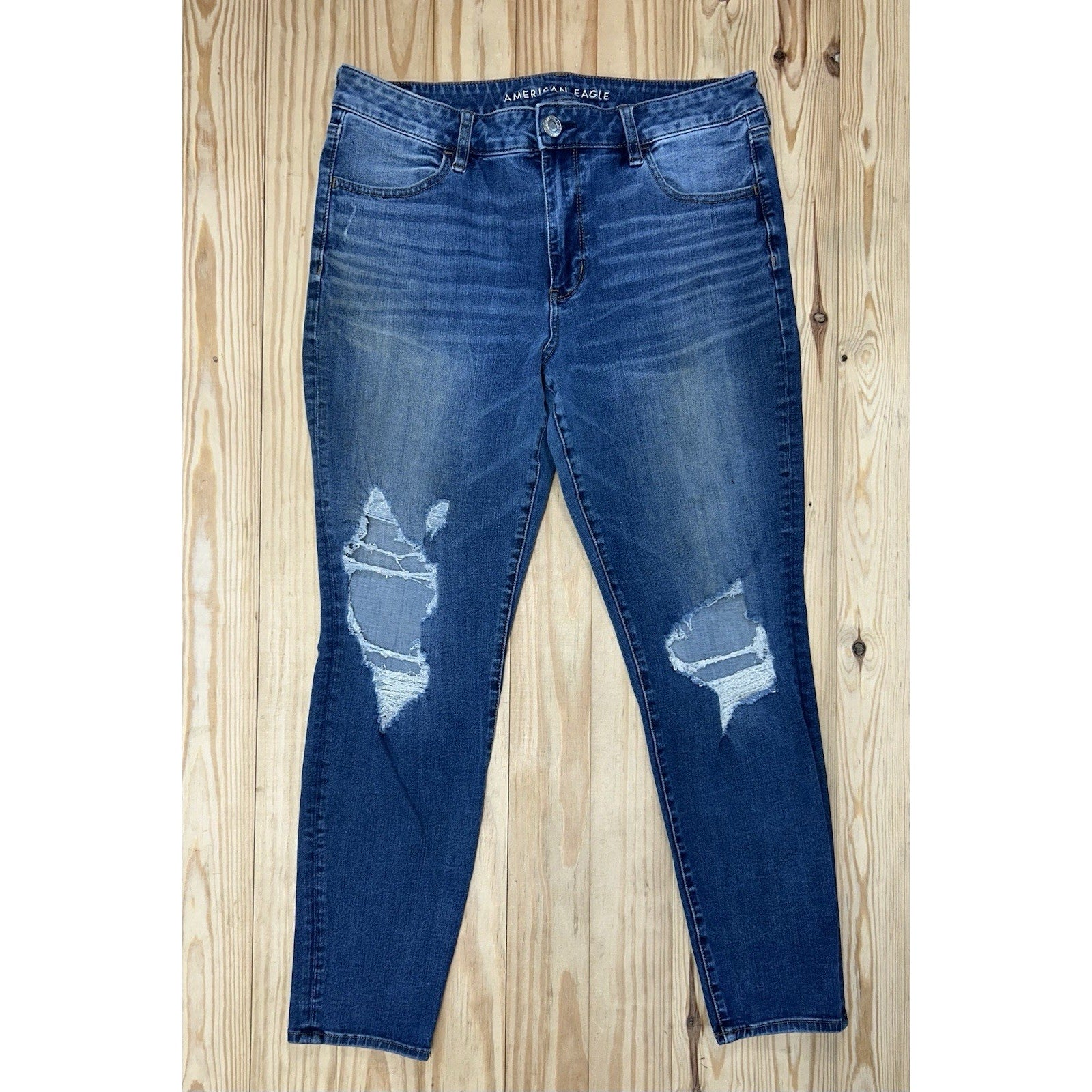 American Eagle Outfitters Women's High Rise Jegging Jeans, Size 14