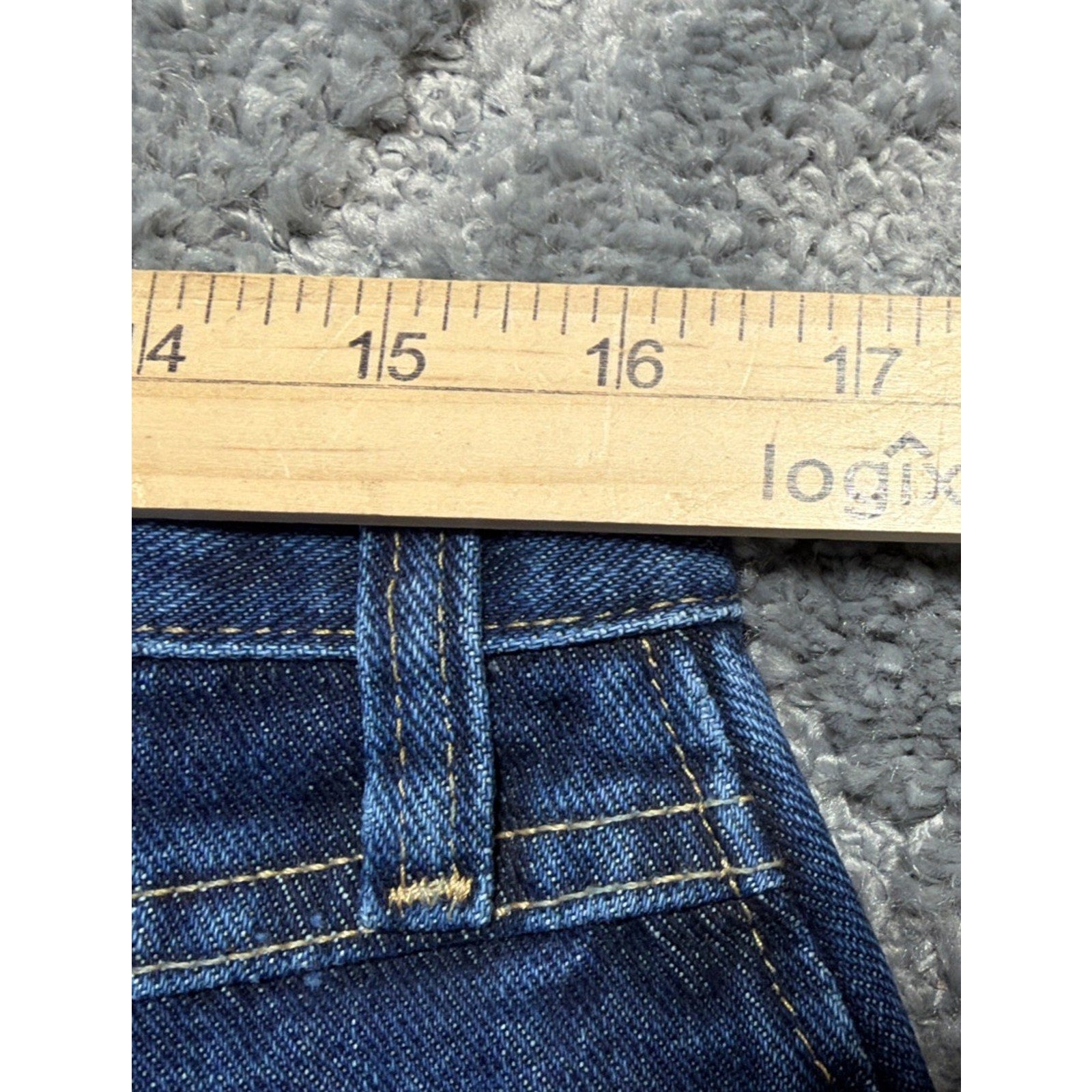 Wrangler Blues Womens Relaxed Fit Denim Blue Jeans Tapered Leg Size 12x30 New