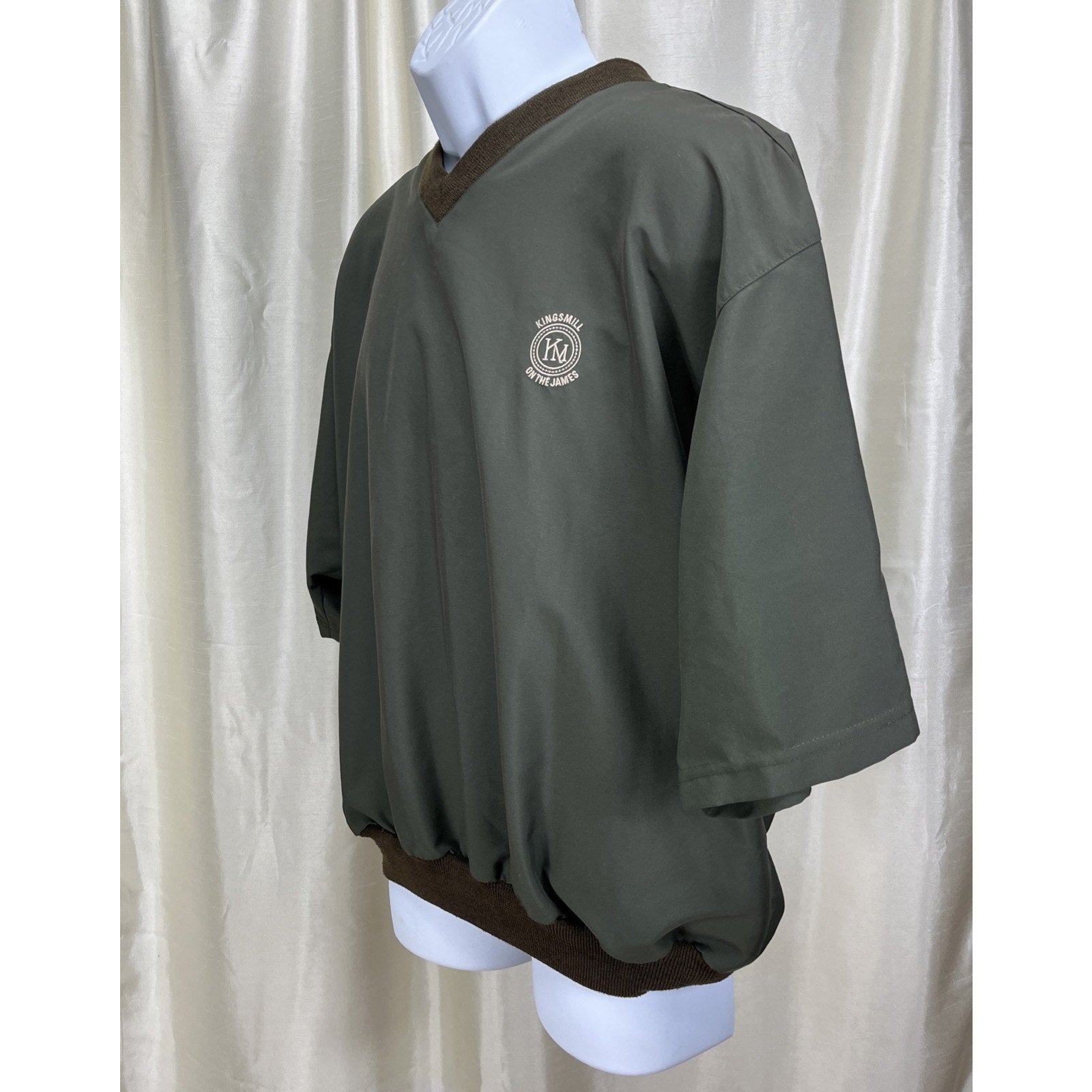 Sunderland of Scotland Windbreaker Men's M Green Golf Classic Pullover Made USA