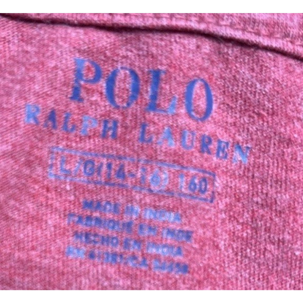 POLO RALPH LAUREN Long Sleeve V Neck BOYS SIZE. L (14/16)