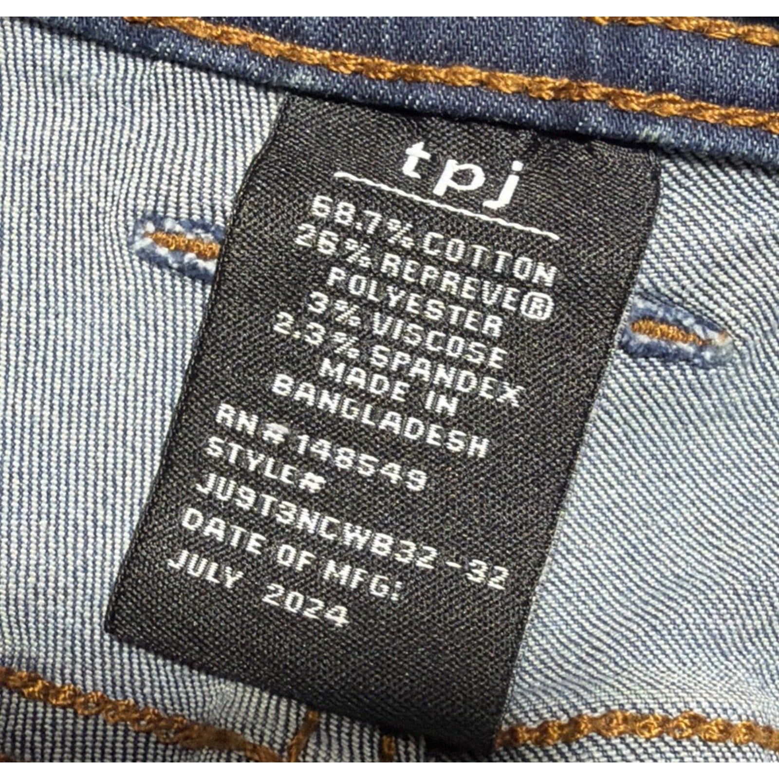 The Perfect Jean NYC Pants Mens 32x32 Blue Athletic Fit Stretch TPJ