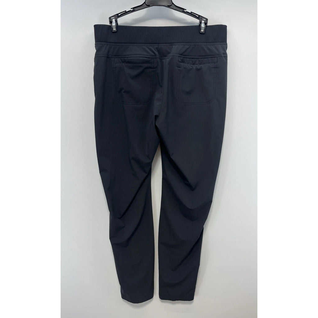 Athleta Midtown Ankle Pull-on Athletic Pants Black Lightweight Sz 10 T
