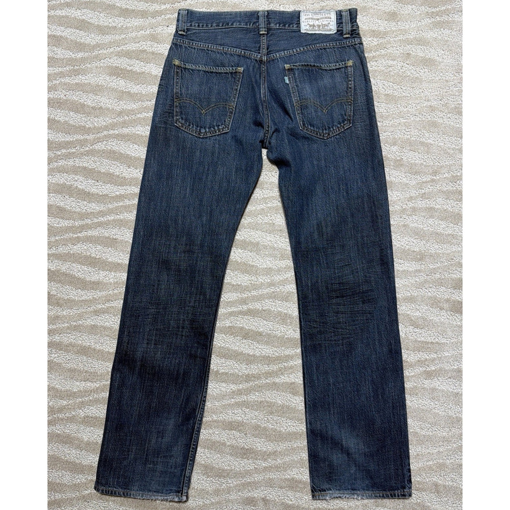 Levis 539 Vintage Straight Jeans Mens 32x34 100% Organic Cotton White Tab Y2K