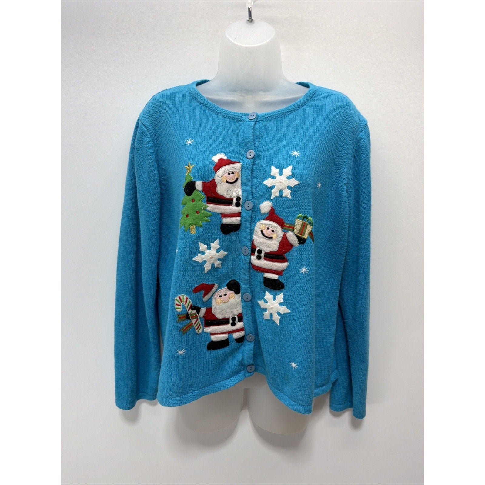 Vintage Tiara International Women’s Christmas Sweater L