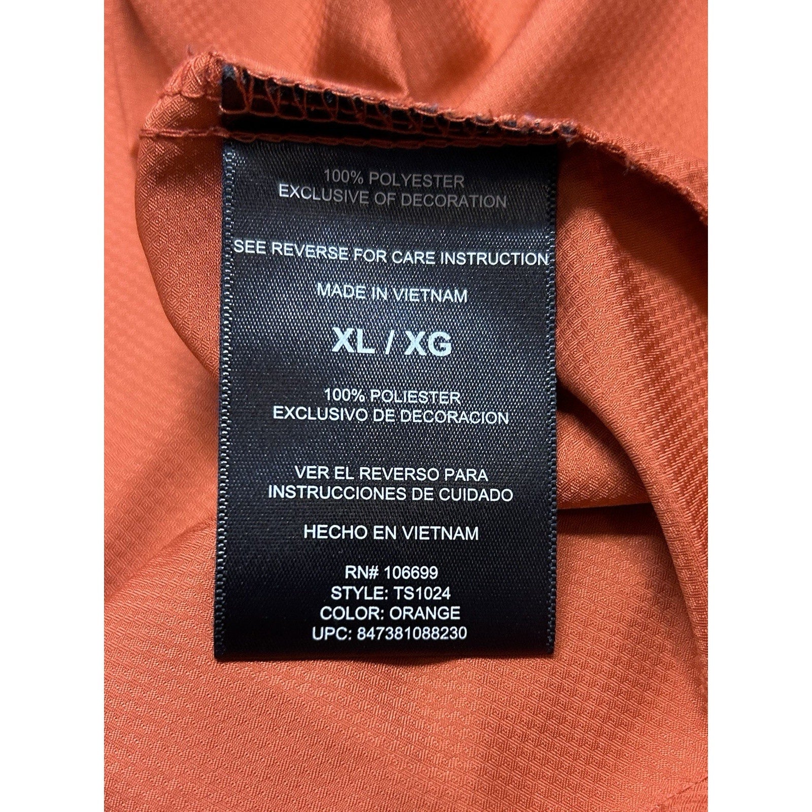 SpiderWire Men's Short Sleeved Button Down Fishing Shirt. Size XL