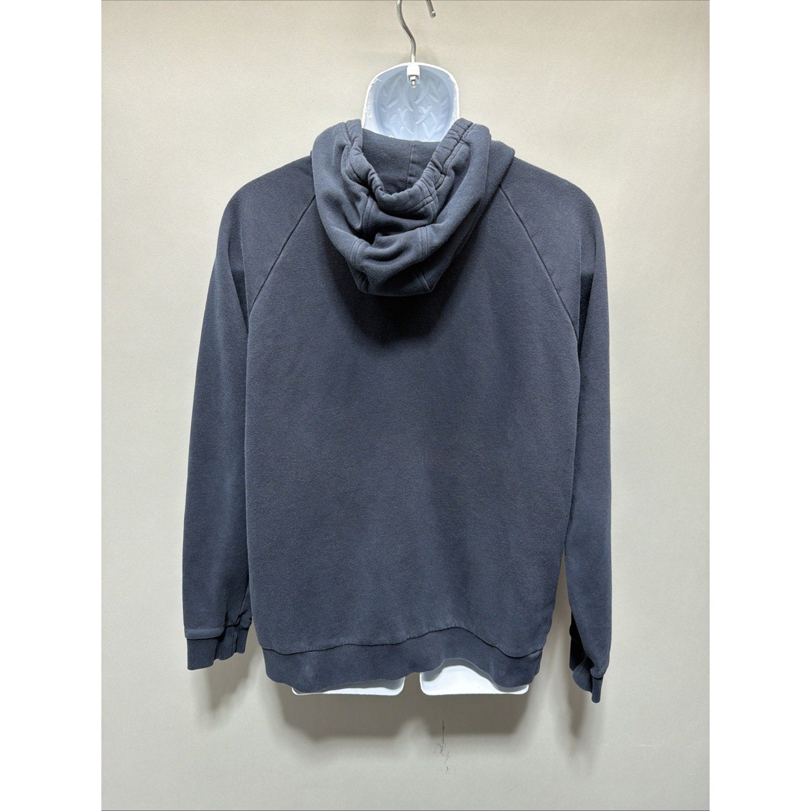 Under Armour Cold Gear Mens L Fleece Hoodie Blue Front Pocket Embroidered Logo