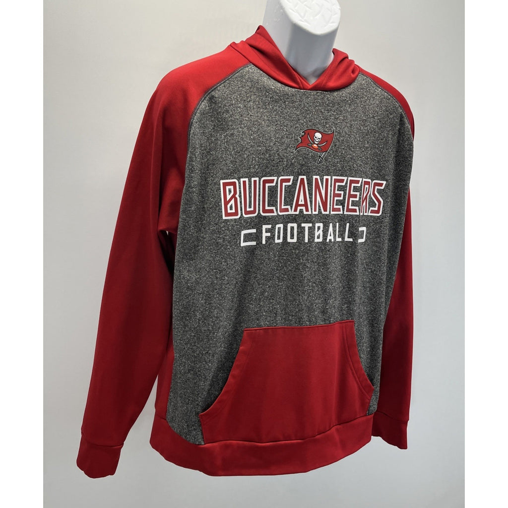 Tampa Bay Buccaneers Hoodie Sweatshirt Fanatics Long Sleeve Red Men Large