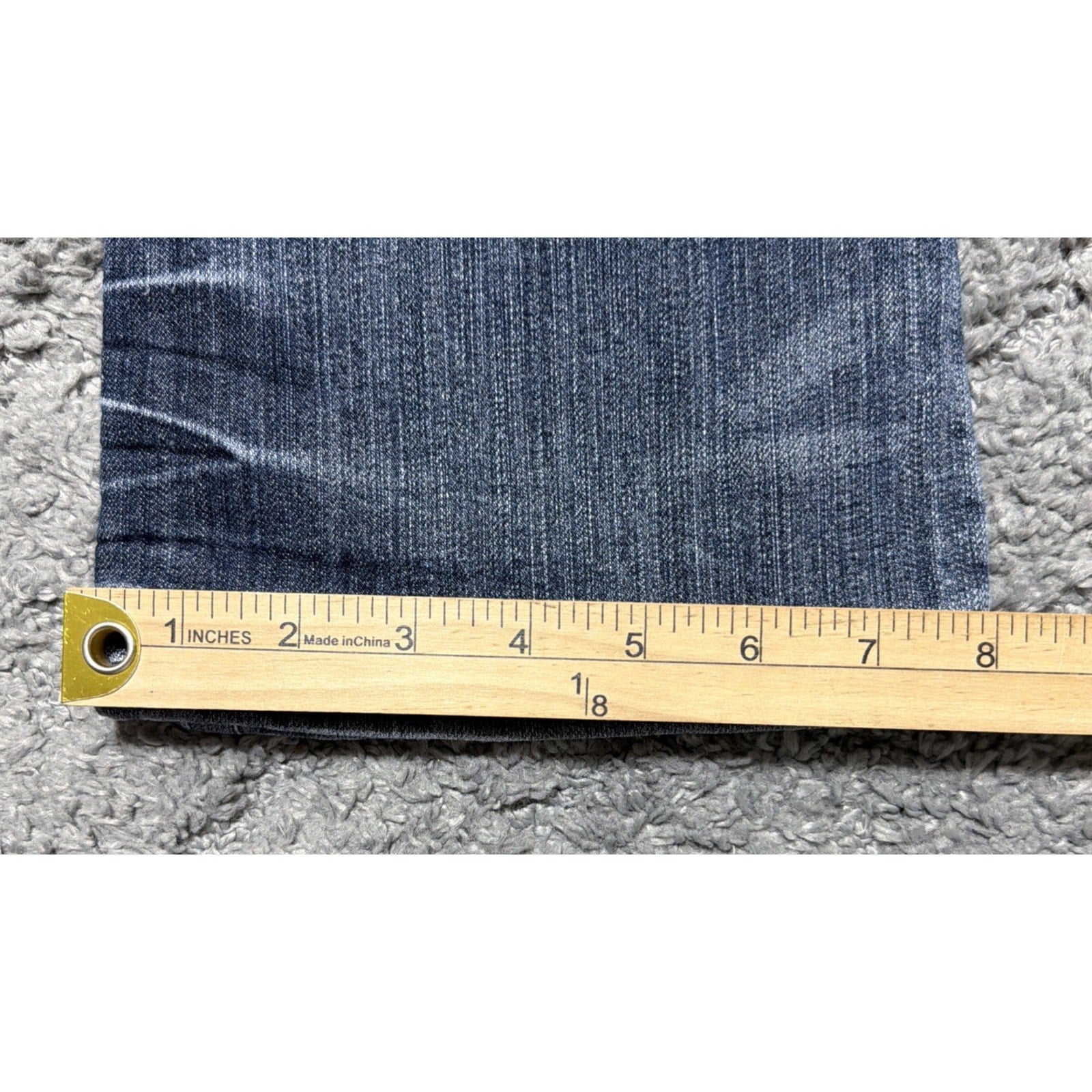 Red Rivet Jeans Women 7 Medium Wash Embellished Bootcut Stretch Low Rise Western