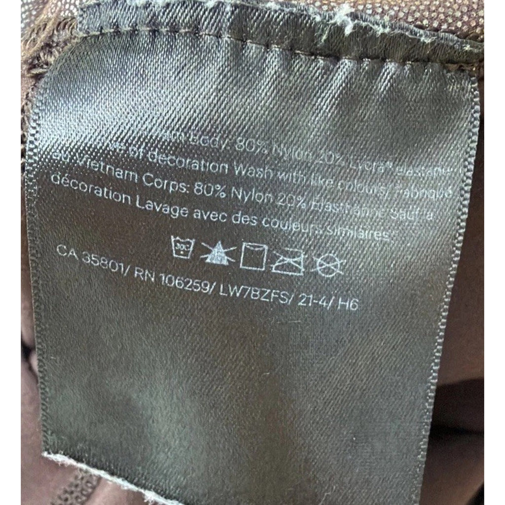 Lululemon Align HR Shorts 8 inch Shine Radiate Foil Print French Press Sz 6 EUC