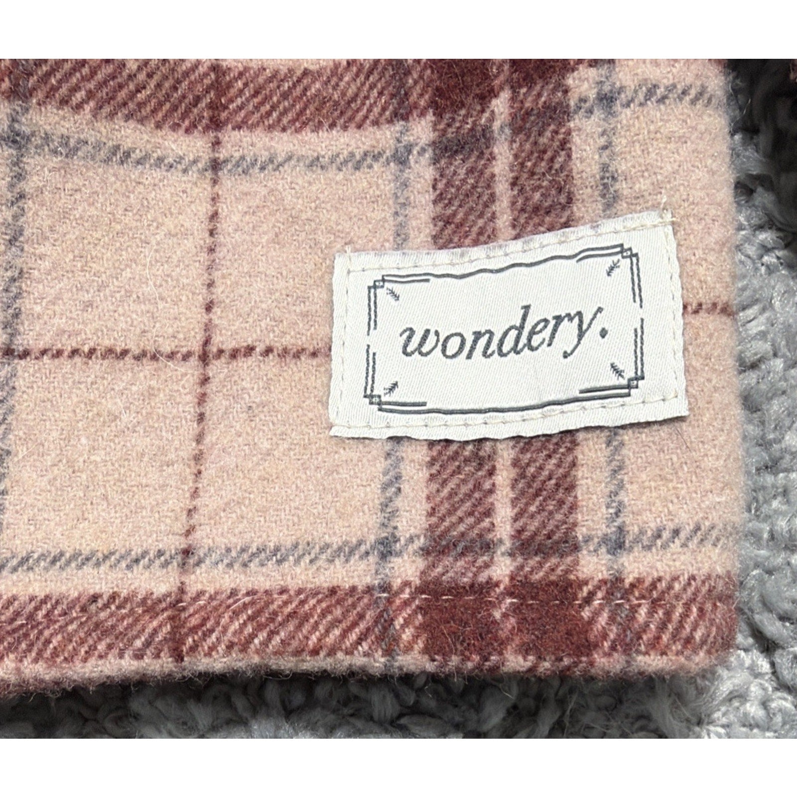 Rei Wondery Wool Blend Plaid Shirt Small Tan Honey Your Soul Is Golden Shacket