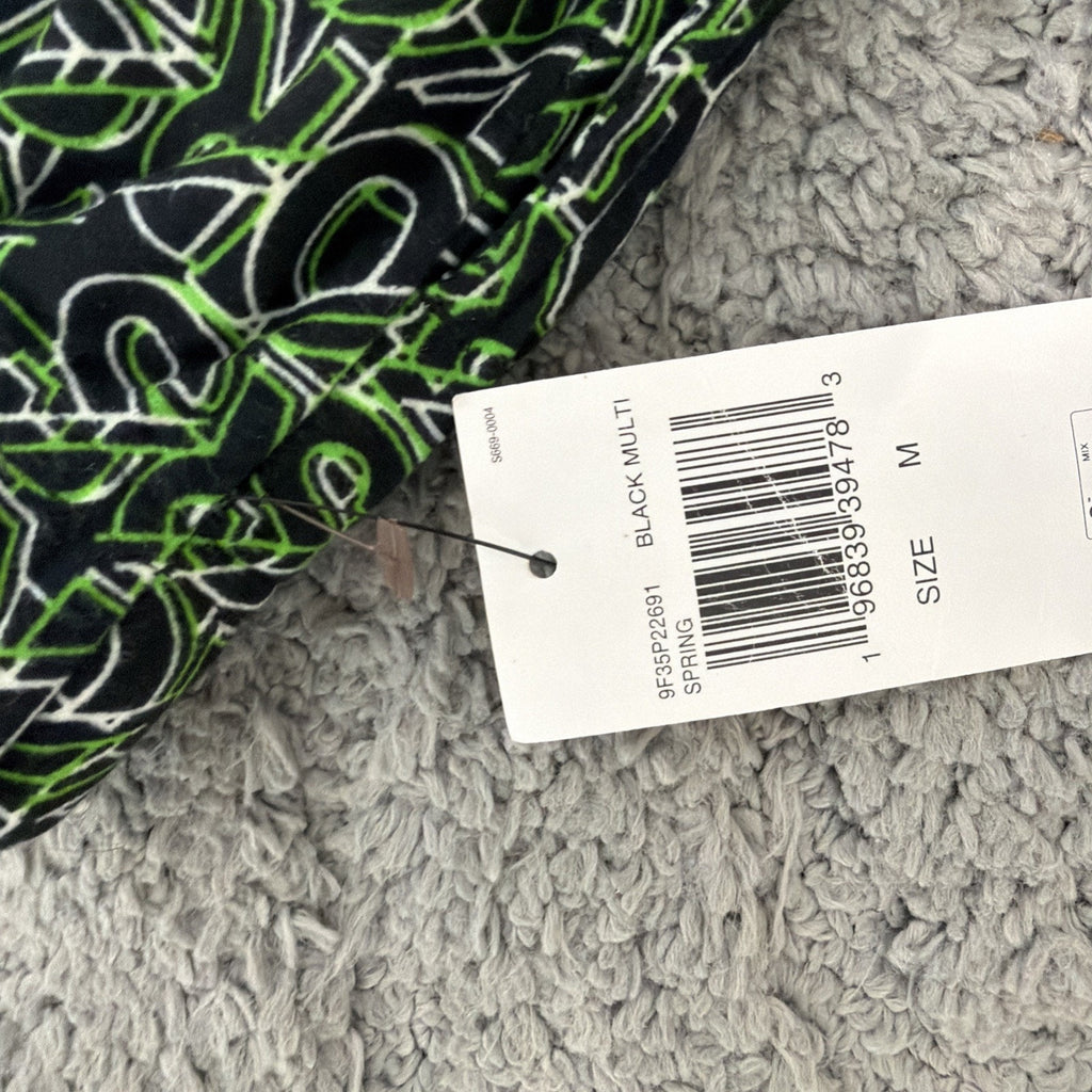MICHAEL KORS All Over Print Black Green Loungewear Sleep Pants Men's M NWT