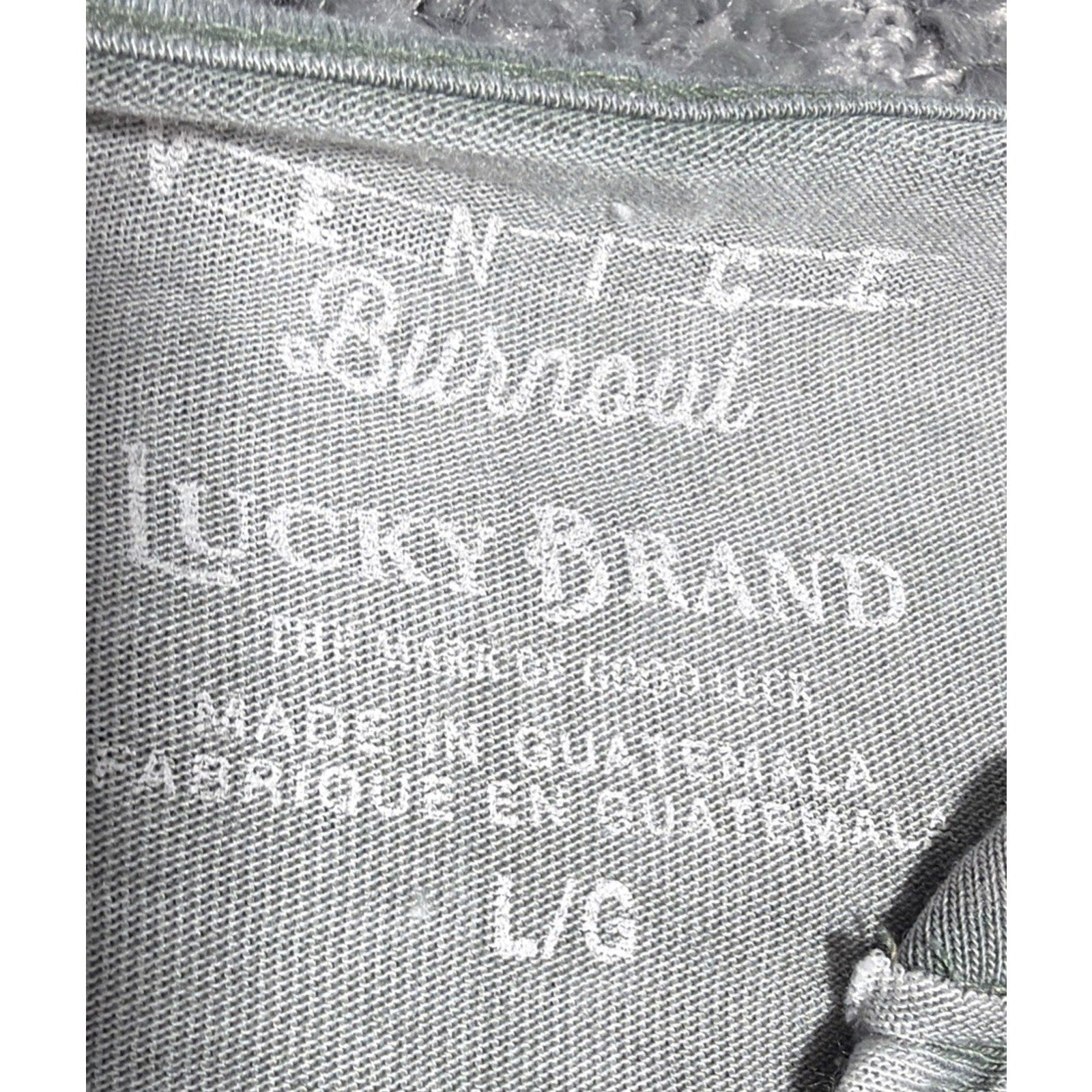 Lucky Brand Mens Venice Burnout Short Sleeve T-Shirt L Green