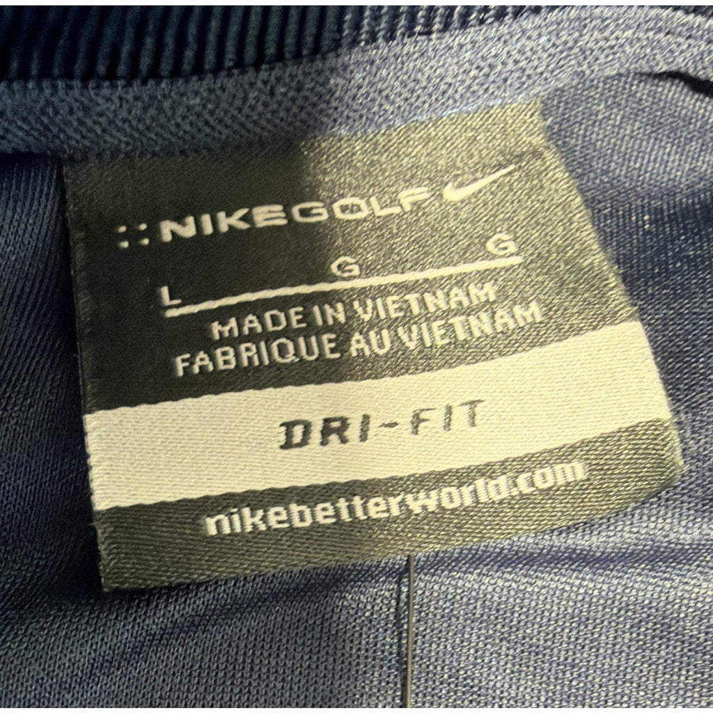 Nike Golf Dri-FIT Victory Men’s Polo Shirt Navy SZ: L Company Logo 363807-451